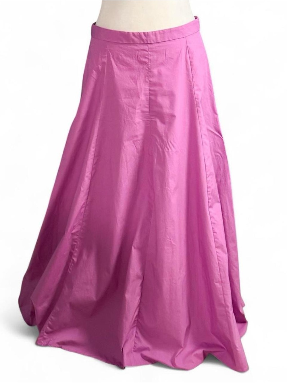 NWT Ann Taylor Purple A-Line Maxi Skirt 100% Cotton Size 2